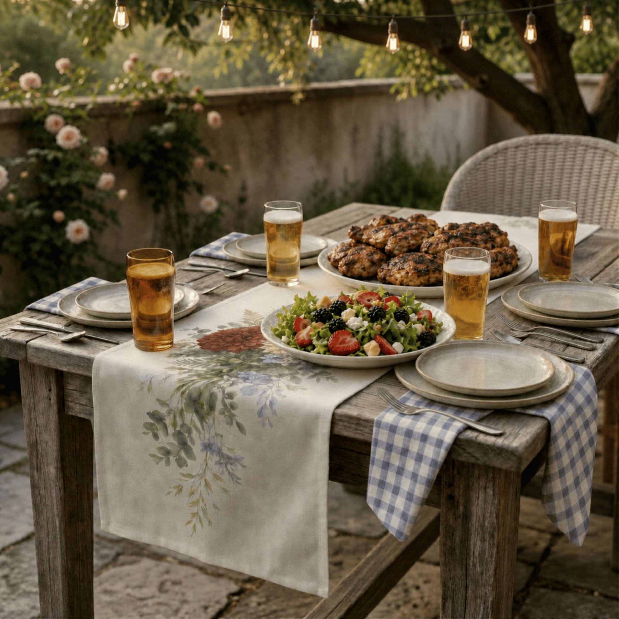 A Perfectly Imperfect Fourth of July Garden Gathering